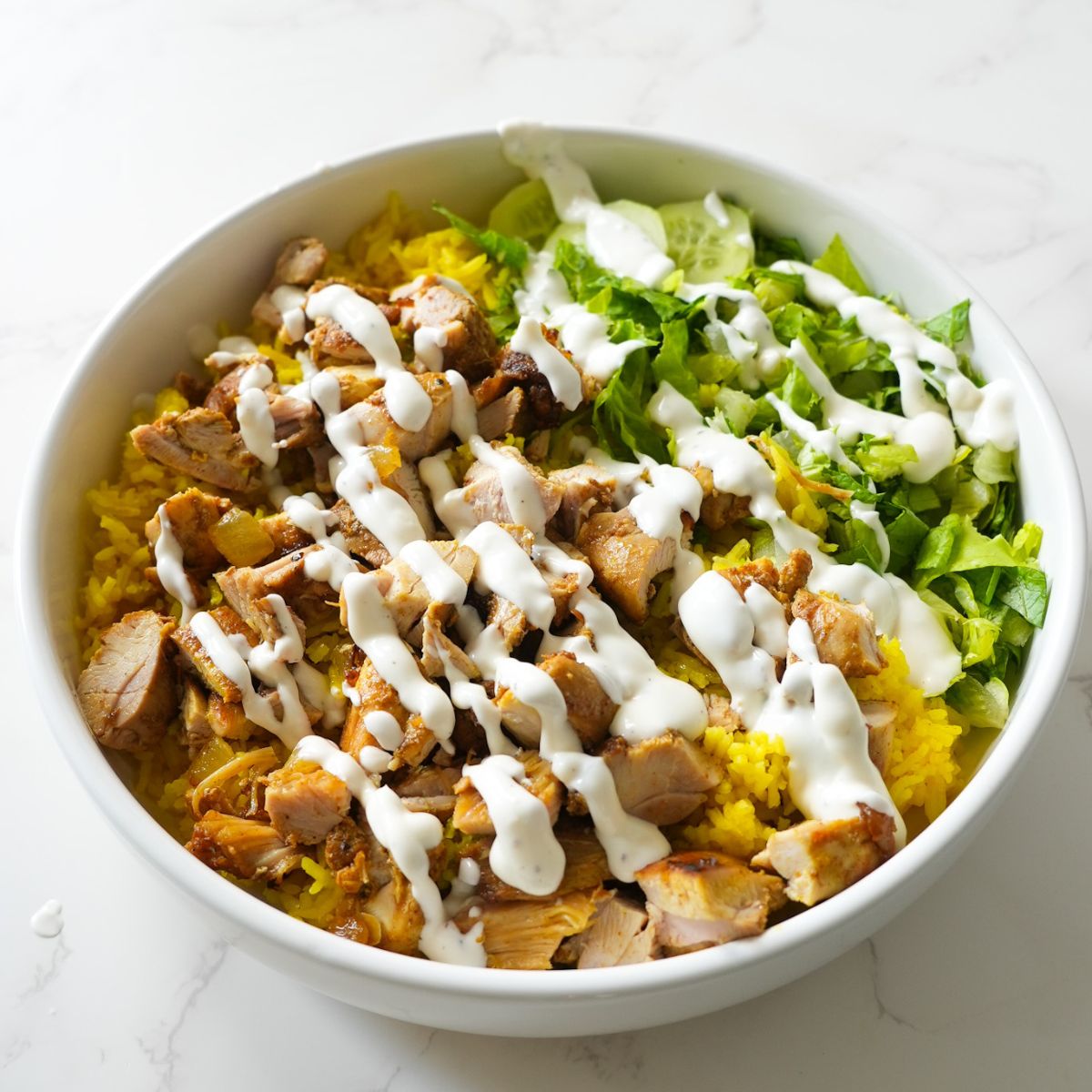 Halal Cart Chicken Over Rice There's Food at Home