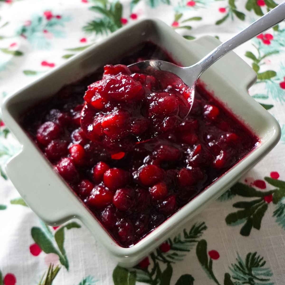 Bourbon Cranberry Sauce - There's Food at Home