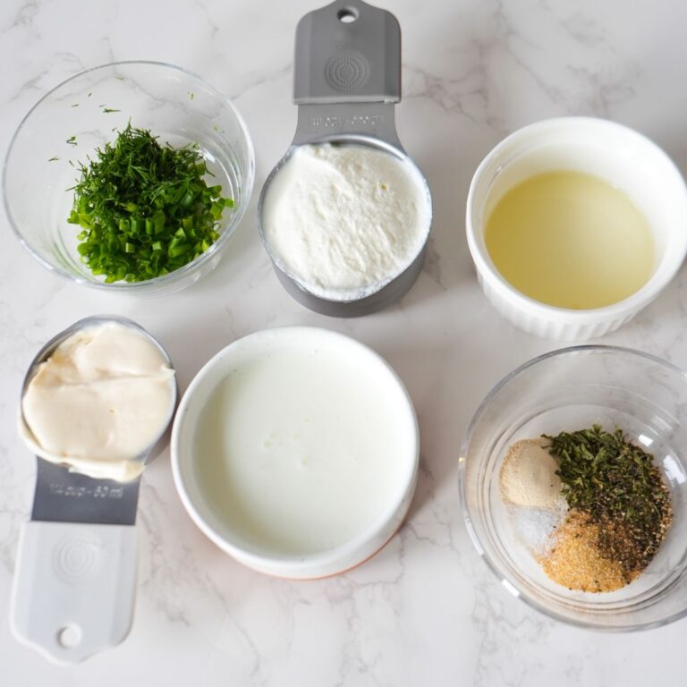 Buttermilk Ranch Dressing (Video) - There's Food at Home