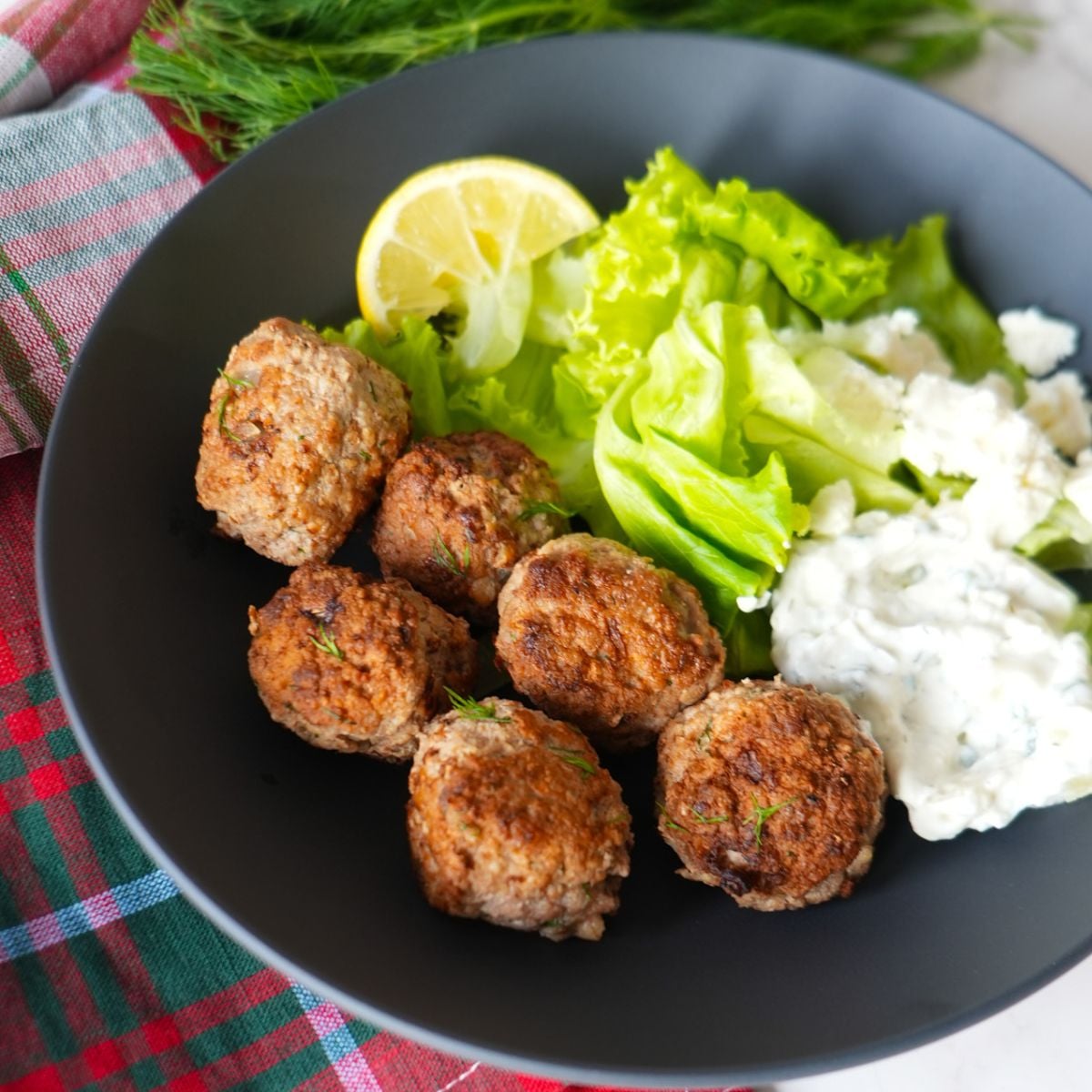 Greek Turkey Meatballs - There's Food at Home