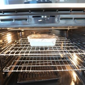 Turkey wings baking in the oven.